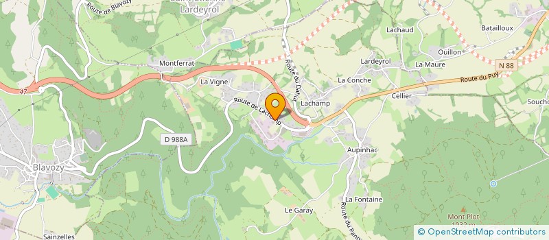 localisation de l'entreprise SCI EMDASA  SAINT-PIERRE-EYNAC