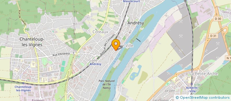 localisation de l'entreprise SCI EMECA  ANDRESY