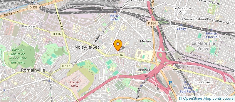 localisation de l'entreprise SCI EMEK à NOISY-LE-SEC