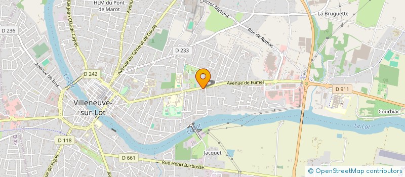 localisation de l'entreprise SCI EMEL  VILLENEUVE-SUR-LOT