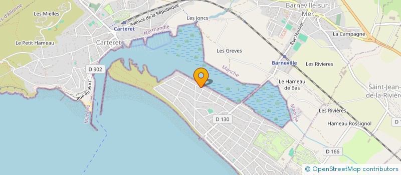 localisation de l'entreprise SCI EMEL à BARNEVILLE-CARTERET