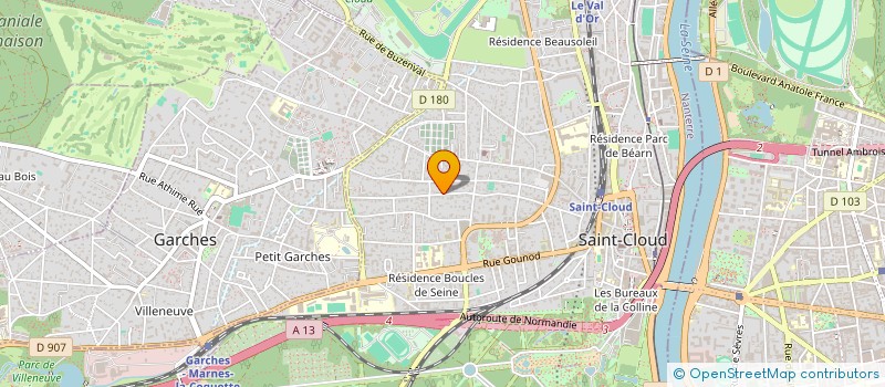 localisation de l'entreprise SCI EMELAND 3 à SAINT-CLOUD