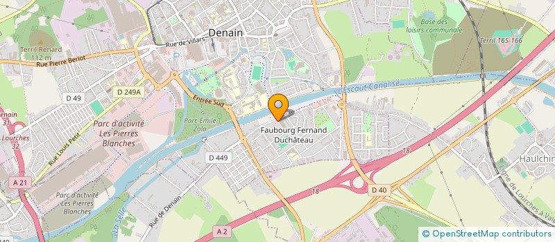 localisation de l'entreprise SCI EMELINE  HAULCHIN