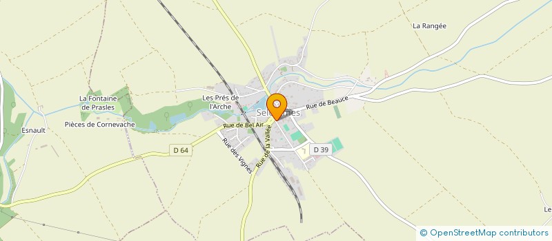 localisation de l'entreprise SCI EMELINE  SELOMMES