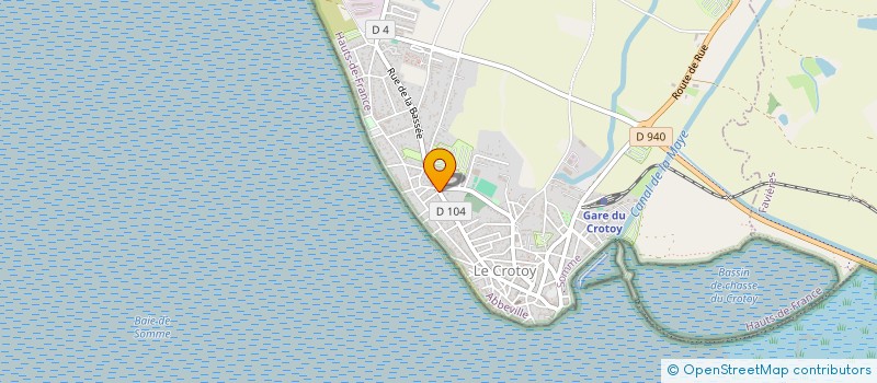 localisation de l'entreprise SCI EMELINE SARAH à LE CROTOY