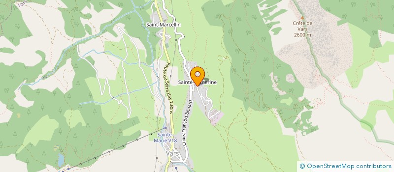 localisation de l'entreprise SCI EMELTHI  VARS