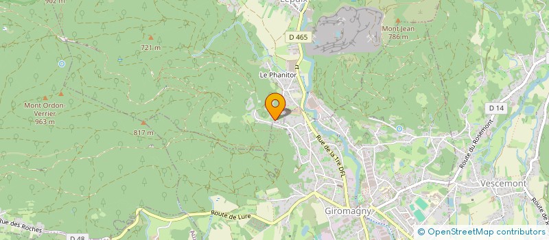 localisation de l'entreprise SCI EMEN à LEPUIX