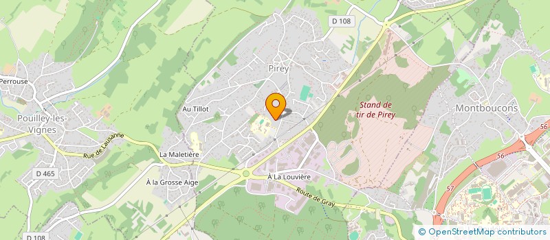 localisation de l'entreprise SCI EMEO  PIREY