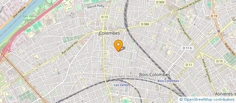 localisation de l'entreprise SCI EMERA à COLOMBES