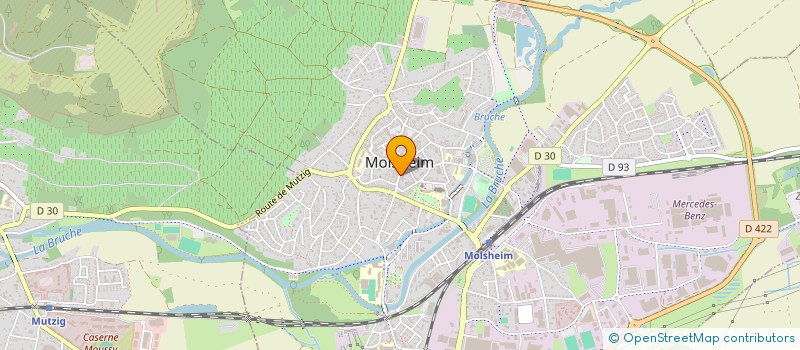 localisation de l'entreprise SCI EMERA  MOLSHEIM