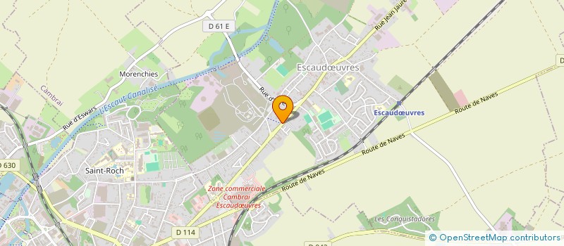 localisation de l'entreprise SCI EMERALMO  ESCAUDUVRES