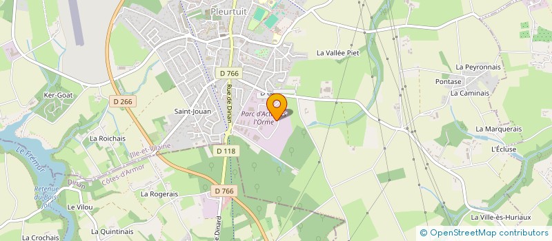 localisation de l'entreprise SCI EMERAUDE 15B  PLEURTUIT