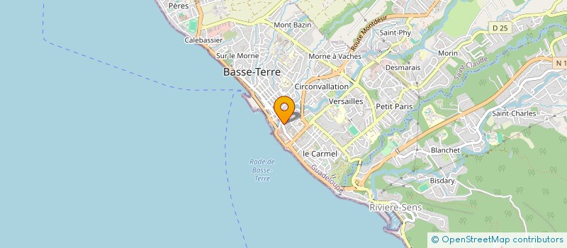 localisation de l'entreprise SCI EMERAUDE à BASSE-TERRE