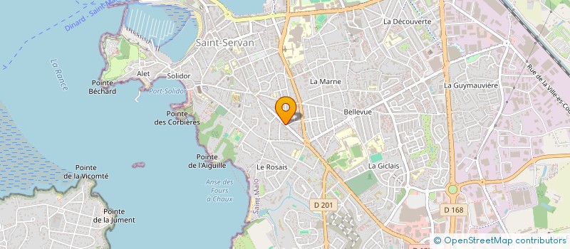 localisation de l'entreprise SCI EMERAUDE  SAINT-MALO
