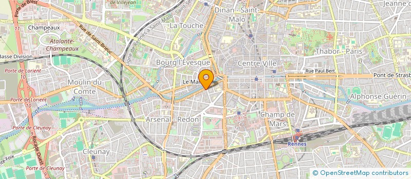 localisation de l'entreprise SCI EMERAUDE  RENNES