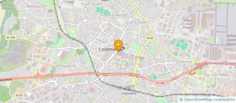 localisation de l'entreprise SCI EMERAUDE à COLOMIERS