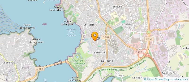 localisation de l'entreprise SCI EMERAUDE  SAINT-MALO