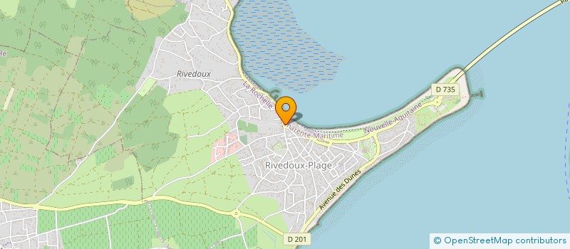 localisation de l'entreprise SCI EMERAUDE  RIVEDOUX-PLAGE