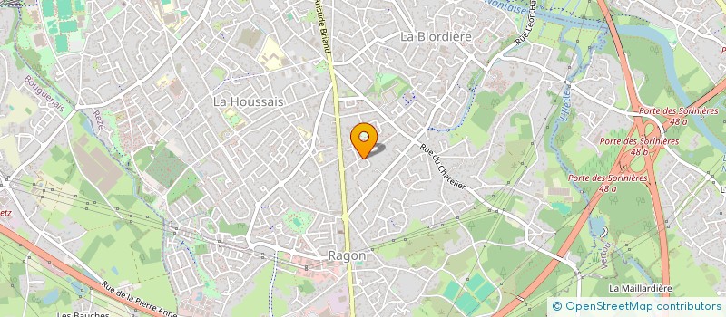 localisation de l'entreprise SCI EMERAUDE  REZE