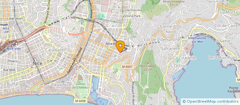 localisation de l'entreprise SCI EMERAUDE  NICE