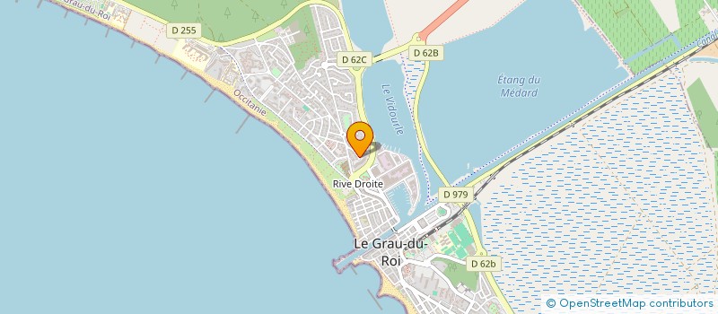 localisation de l'entreprise SCI EMERAUDE  LE GRAU-DU-ROI
