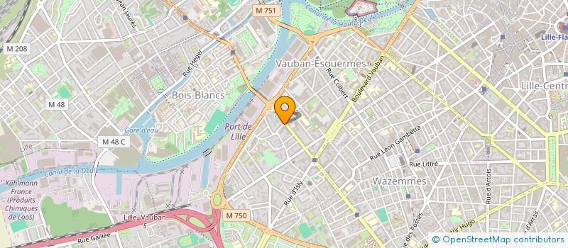 localisation de l'entreprise SCI EMERAUDE à LILLE