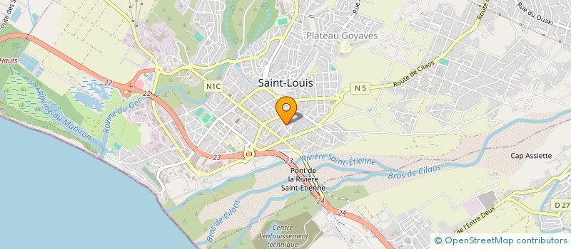 localisation de l'entreprise SCI EMERAUDE à SAINT-LOUIS