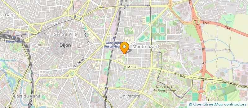 localisation de l'entreprise SCI EMERAUDE à DIJON