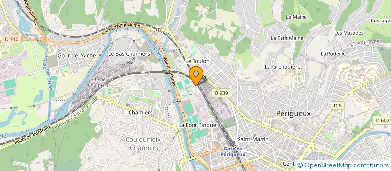 localisation de l'entreprise SCI EMERAUDE à PERIGUEUX