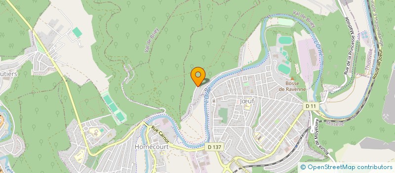 localisation de l'entreprise SCI EMERAUDE  JUF