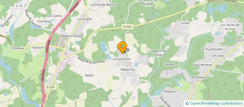 localisation de l'entreprise SCI EMERAUDE à BONNAC-LA-COTE