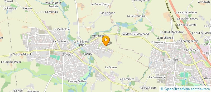 localisation de l'entreprise SCI EMERAUDE  GEVEZE