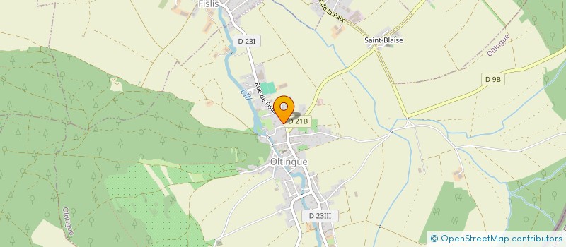 localisation de l'entreprise SCI EMERAUDE  OLTINGUE