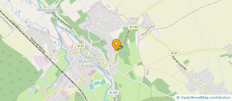 localisation de l'entreprise SCI EMERAUDE  BEAUMONT-LE-ROGER