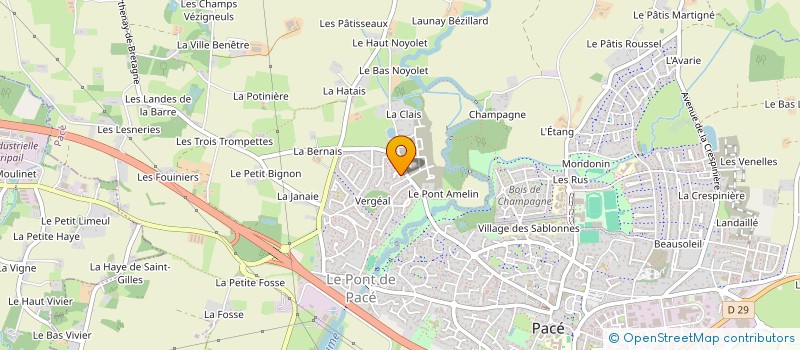 localisation de l'entreprise SCI EMERAUDE à PACE