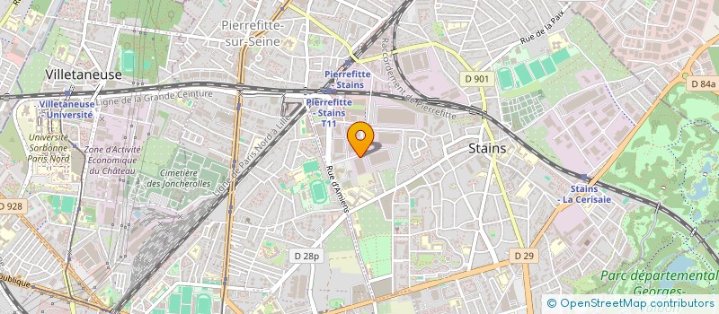 localisation de l'entreprise SCI EMERAUDE à STAINS