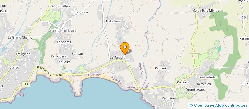 localisation de l'entreprise SCI EMERAUDE  TREGUNC