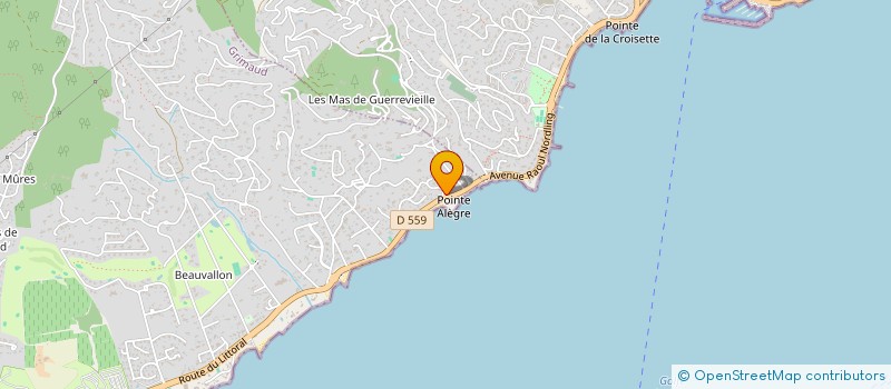 localisation de l'entreprise SCI EMERAUDE à GRIMAUD