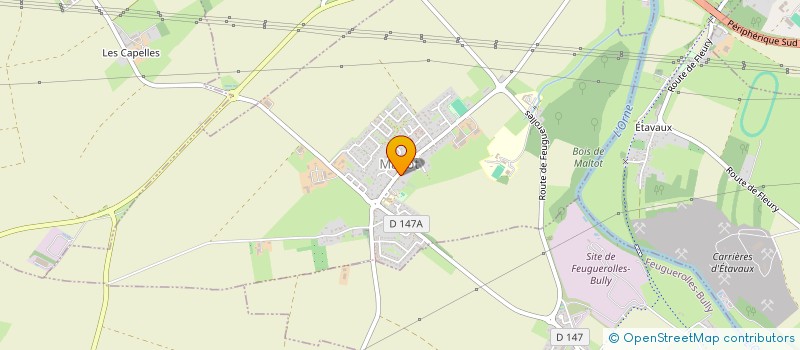 localisation de l'entreprise SCI EMERAUDE  MALTOT