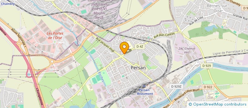 localisation de l'entreprise SCI EMERAUDE  PERSAN