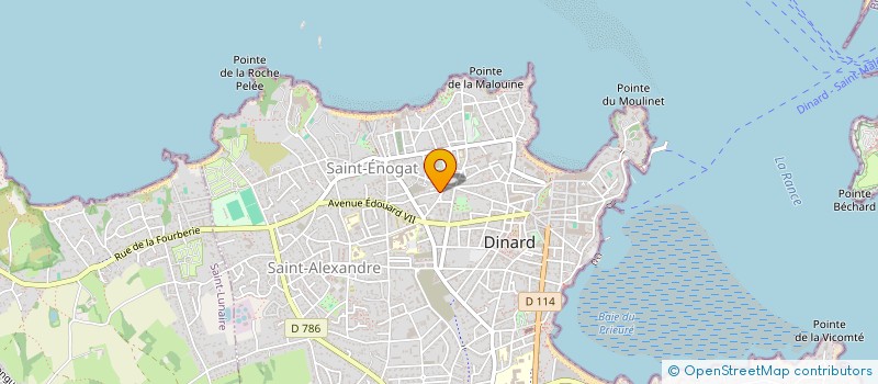 localisation de l'entreprise SCI EMERAUDE PARC  DINARD