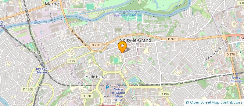 localisation de l'entreprise SCI EMERAUDE PATRIMOINE à NOISY-LE-GRAND