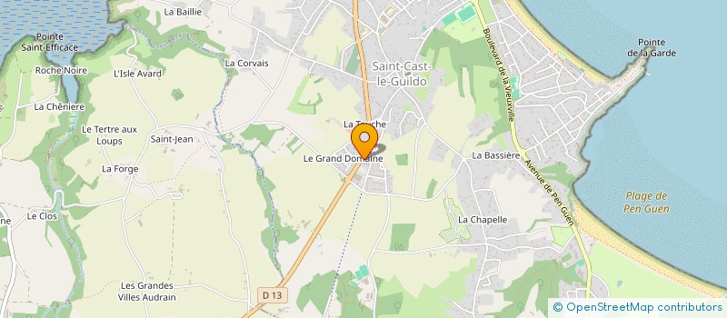 localisation de l'entreprise SCI EMERAUDE PENTHIEVRE  SAINT-CAST-LE-GUILDO