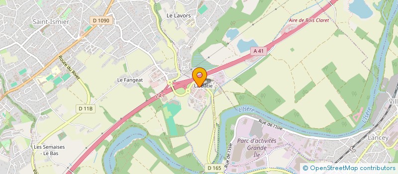 localisation de l'entreprise SCI EMERAUDES à SAINT-ISMIER