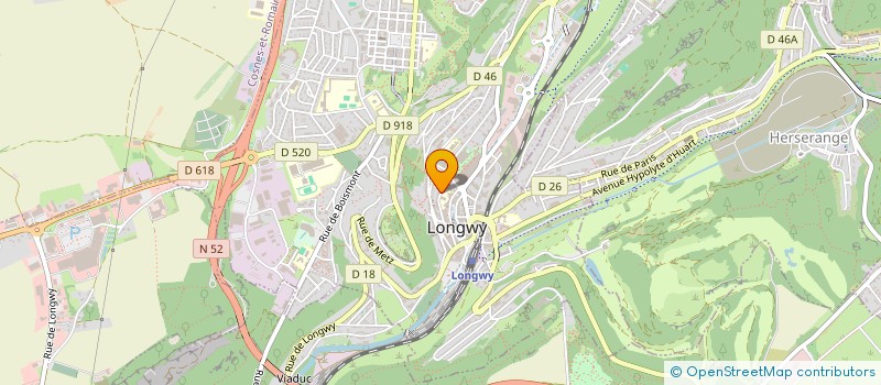 localisation de l'entreprise SCI EMERENCE à LONGWY