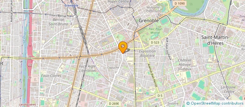 localisation de l'entreprise SCI EMERGENCE  GRENOBLE