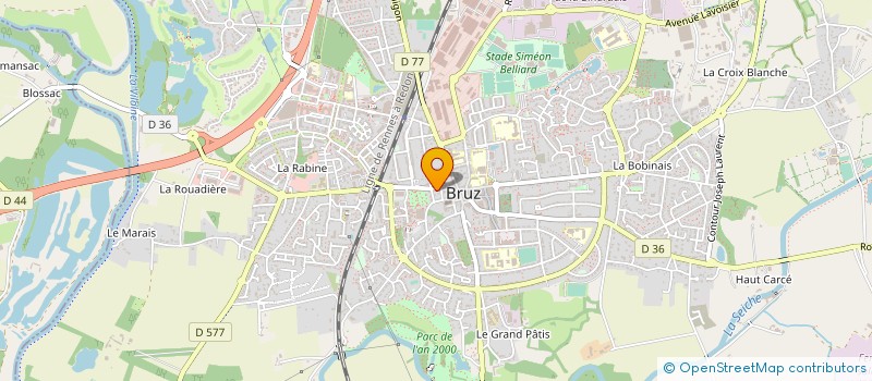 localisation de l'entreprise SCI EMERGENCE  BRUZ