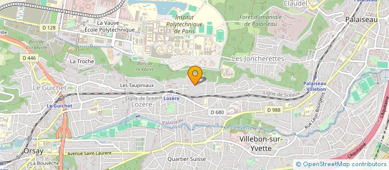 localisation de l'entreprise SCI EMERIC JOLY à PALAISEAU