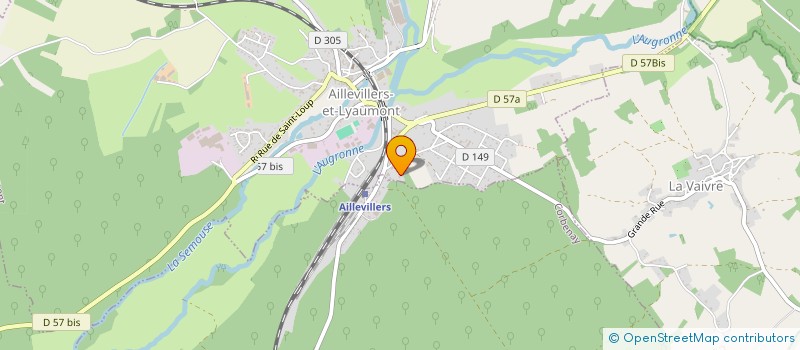 localisation de l'entreprise SCI EMERICK ET LILOU  AILLEVILLERS-ET-LYAUMONT