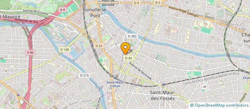 localisation de l'entreprise SCI EMERINE à ST MAUR DES FOSSES